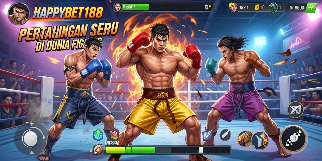 Tampilkan pertarungan seru dan karakter unik dari HAPPYBET188.