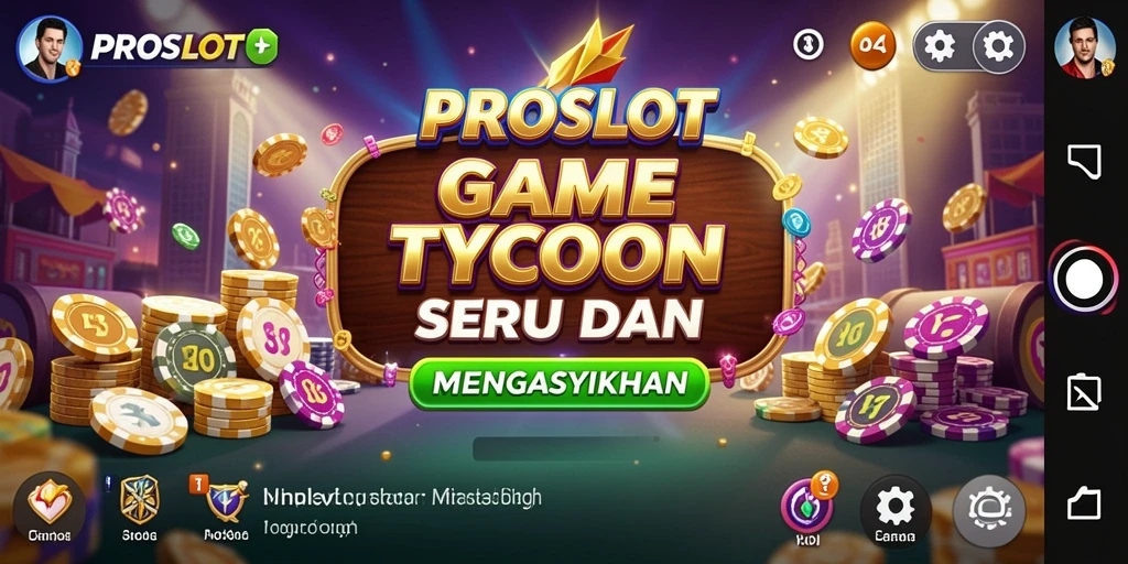 Tangkapan layar menampilkan gameplay seru dalam PROSLOT di dunia kasino.