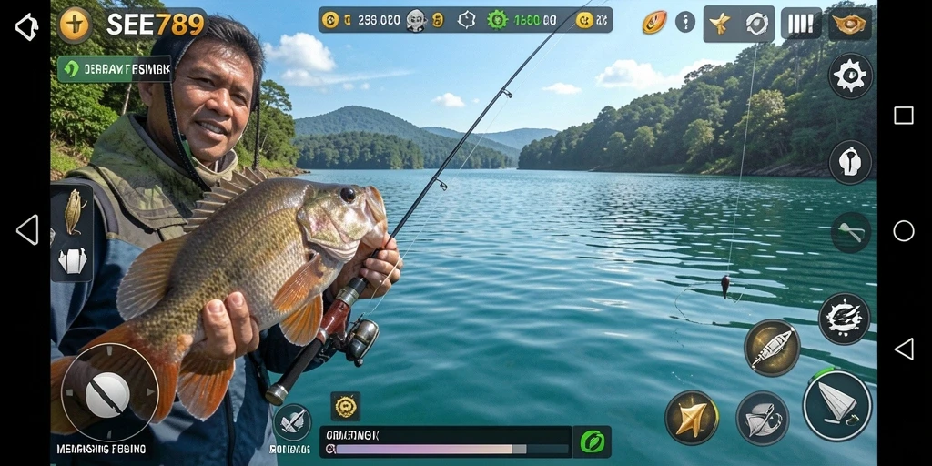 Tangkapan ikan yang menakjubkan dalam gameplay SEE789 yang menarik.